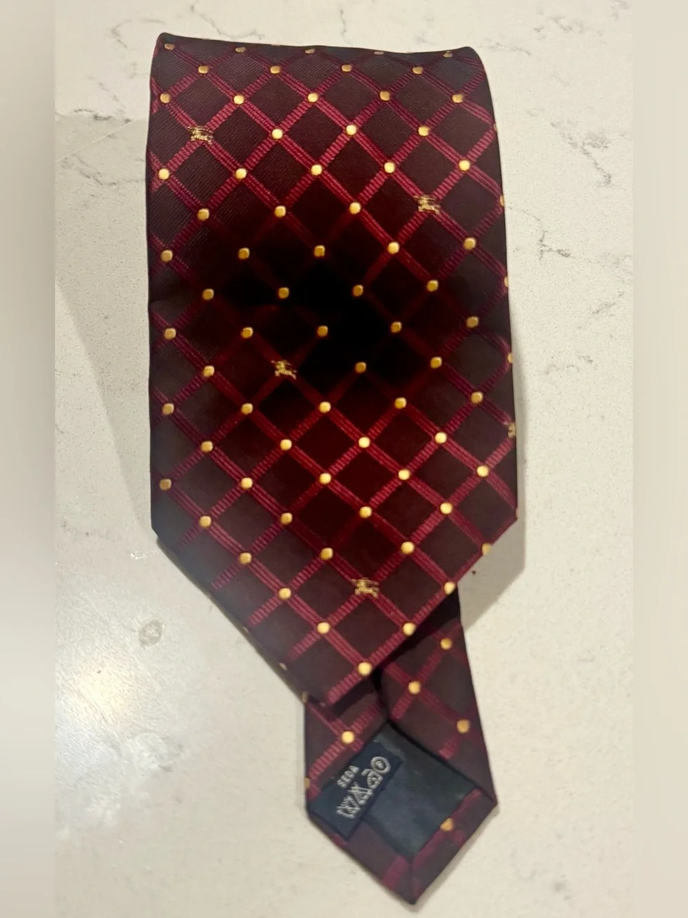 Burberry red gold